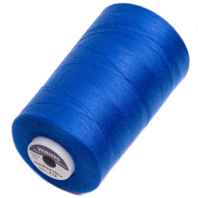Нитки швейные 100% PE 40/2 цв S-918 синий яркий (боб 5000ярдов) VERITAS1
