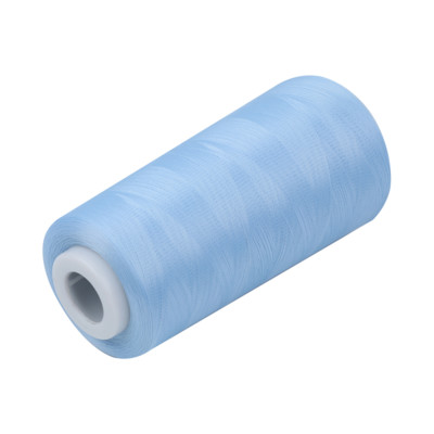 Нитки текстурированные круч 100% PE 150D/1 цв S-351 голубой светлый (боб 5000ярд) VERITAS1