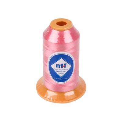 Нитки вышивальные 100% РЕ 120/2 цв M145 розовый светлый (боб 3000м) MH2