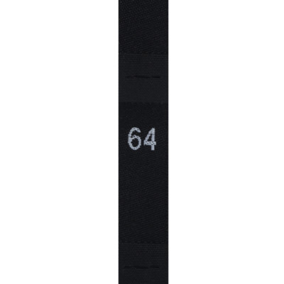 Р064ДЧ 64 - размерник жаккард - дв.тафта черный ( уп 1000шт)0