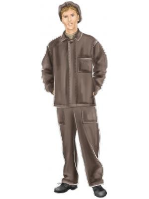 костюм кислотнозащитный мужской (берет)           костюм кислотнозащитный мужской (берет) 60340