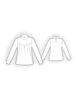 блузка со складками             блузка со складками 20401