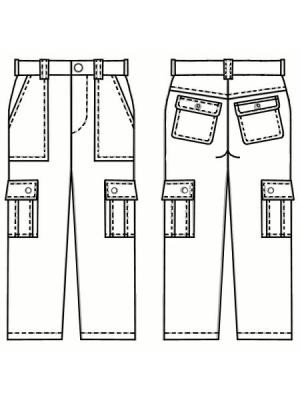 брюки с накладными карманами           брюки с накладными карманами 60401