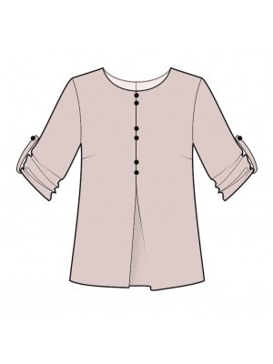 шелковая блузка 20670
