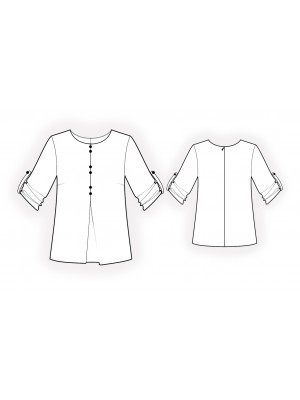 шелковая блузка 20671