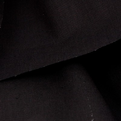Ткань Бязь 120гр/м2, 100хб, 150см гладкокрашенная, черный/S580, (100м) TPG0521