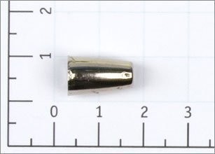 Концевик металл цв никель (уп100шт) Z46-210